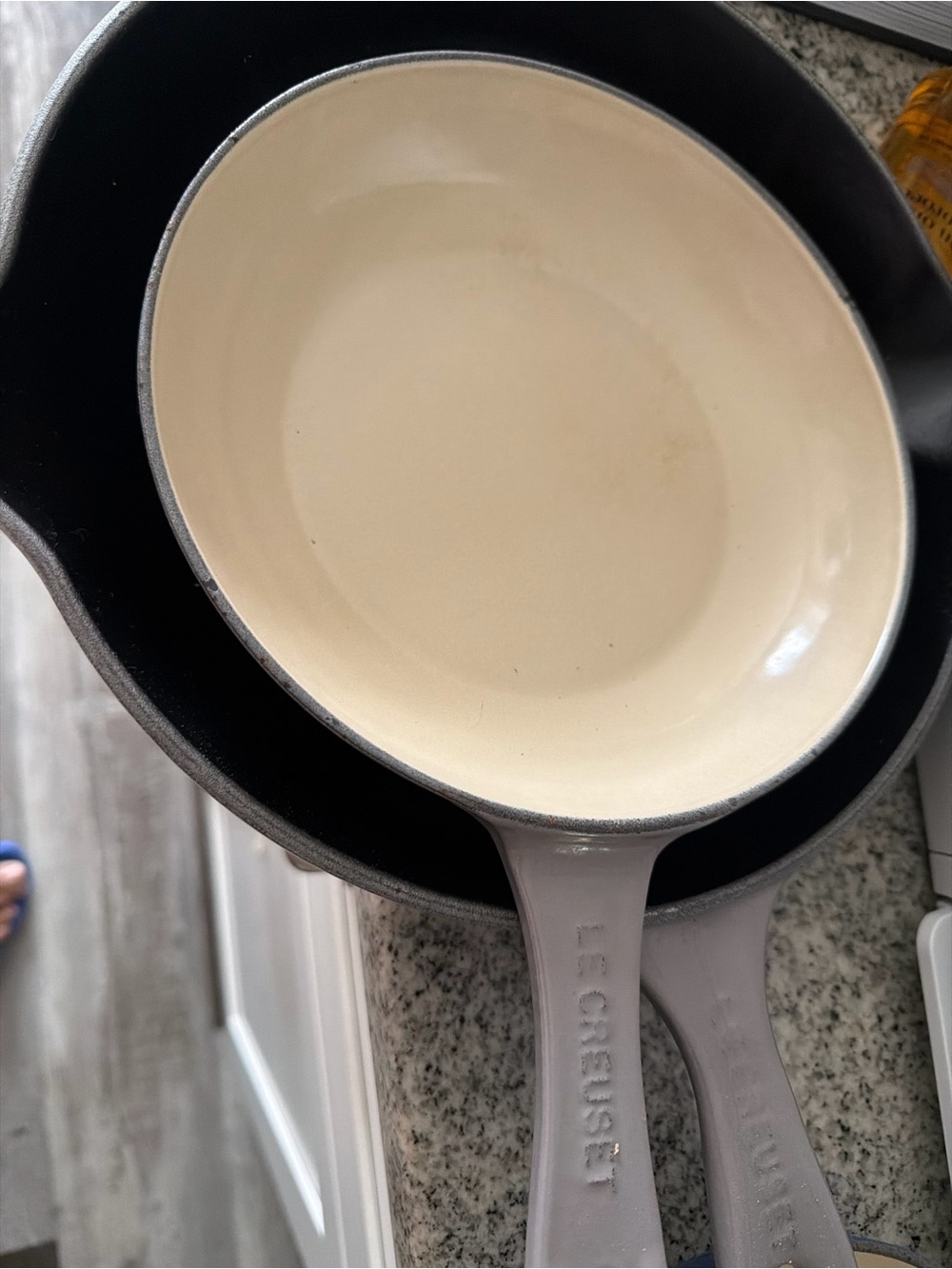 Le Creuset Oyster omelette pan